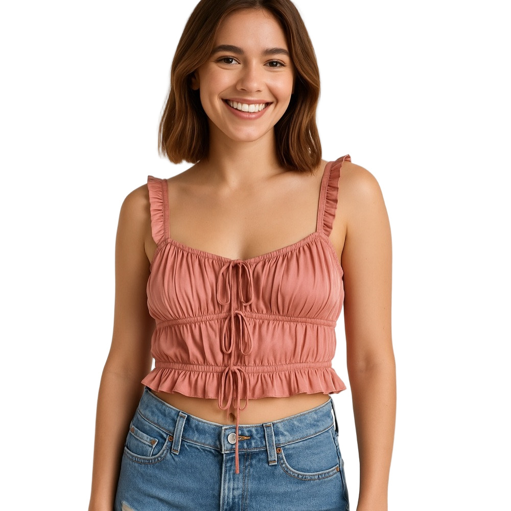 WAYF Women’s Size Extra Large Pink Satin Cami NWT